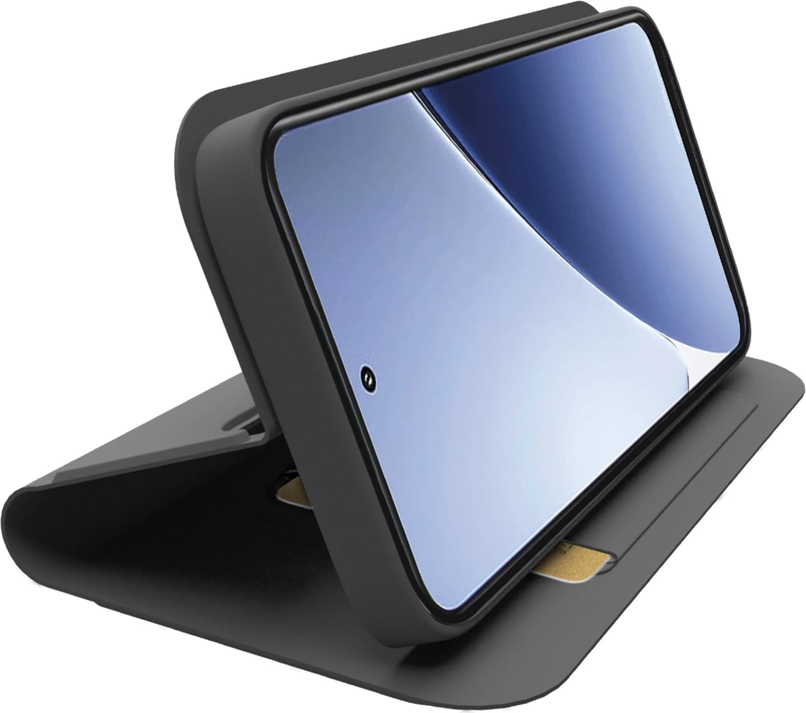 Mbështjellës SBS Wallet Smooth për Xiaomi 15 Pro, me kapak flip, me stand, me xhep karte, i zi