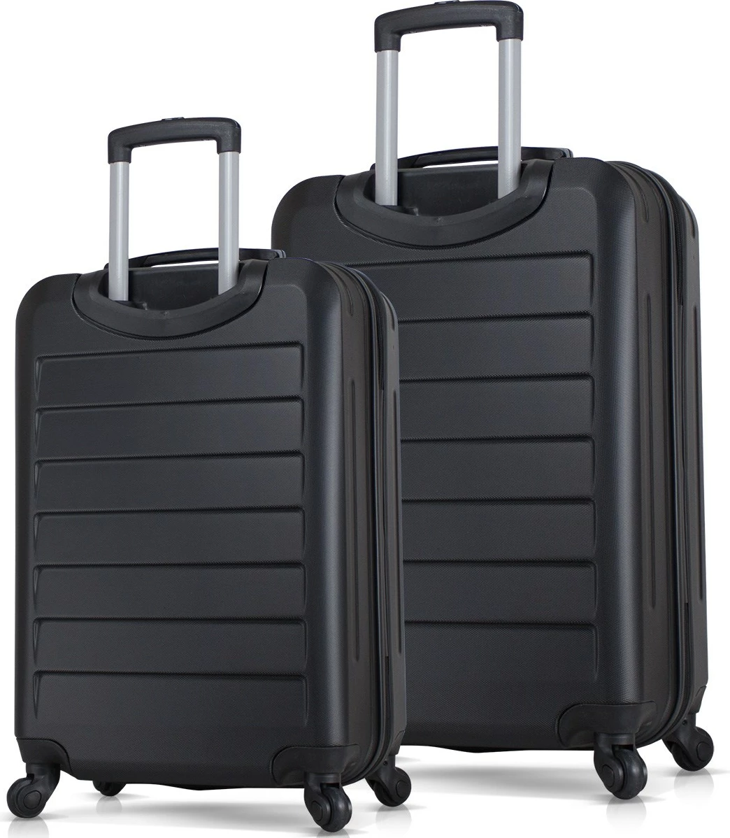 Set valixhesh (2 copë), ngjyrë e zezë, Zoozie Bags, 8107