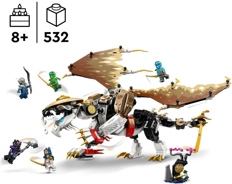 Set ndërtimi LEGO NINJAGO 71809 Eagle of the Master Dragon, moshat 8+