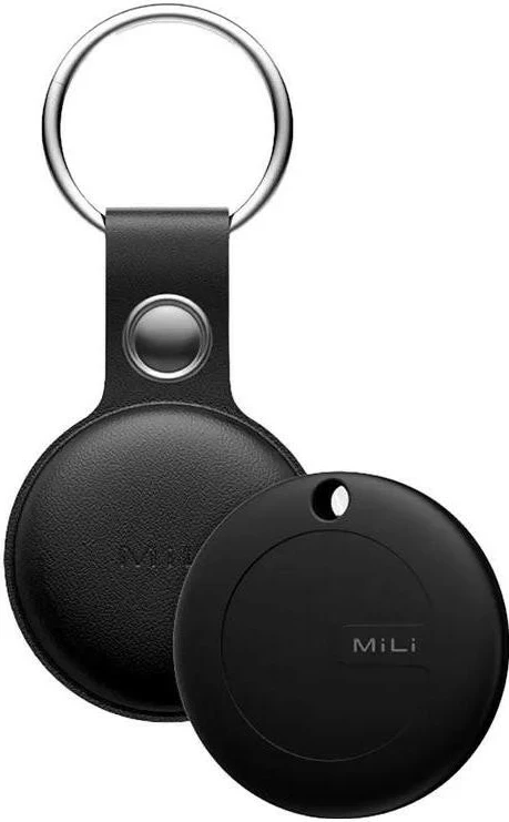 Lokalizues MiLi MiTag DUO me mbështjellës, i zi