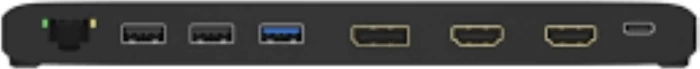 Docking station USB-C ICYBOX IB-DK2116-C, HDMI/VGA, 2x USB 3.0, Gigabit Ethernet, Power Delivery 100W, e zezë