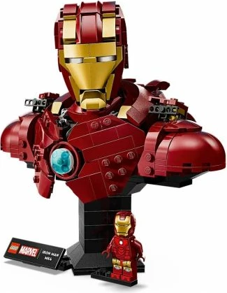 Set LEGO Marvel bust Iron Man