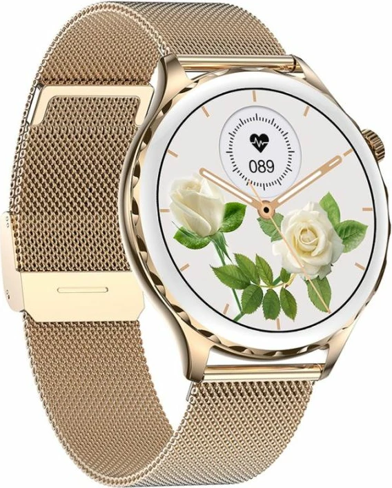 Smartwatch për femra Rubicon, rozë