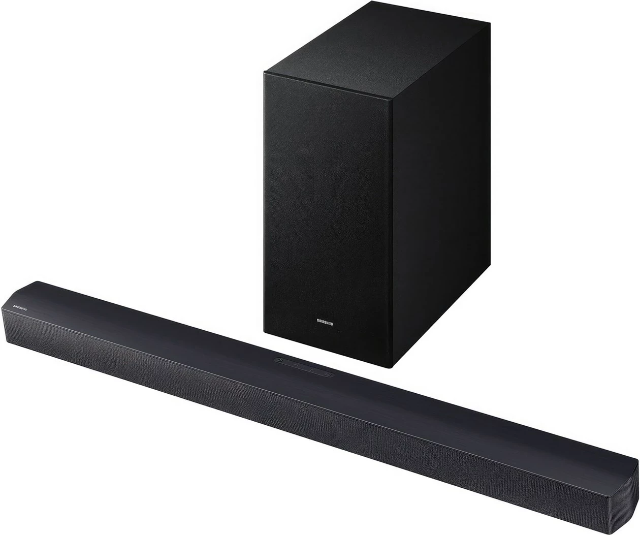 Soundbar Samsung HW-B450F/EN, 2.1 kanale, 300 W, i zi, me subwoofer