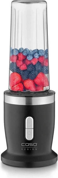 Blender wireless CASO Click & Blend 3622 240W, shishe Tritan 500ml BPA-free, 14,000 rpm, USB-C, bateri Li-ion e heqshme, zi mat/inoks, set me kabllo + kapak to-go