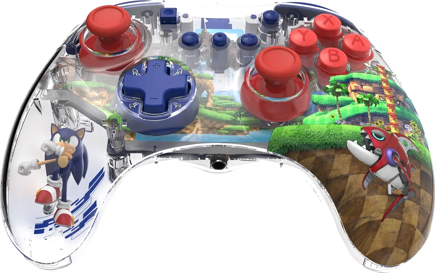 Kontroller me kabllo PDP REALMz Sonic Green Hill Zone për Nintendo Switch