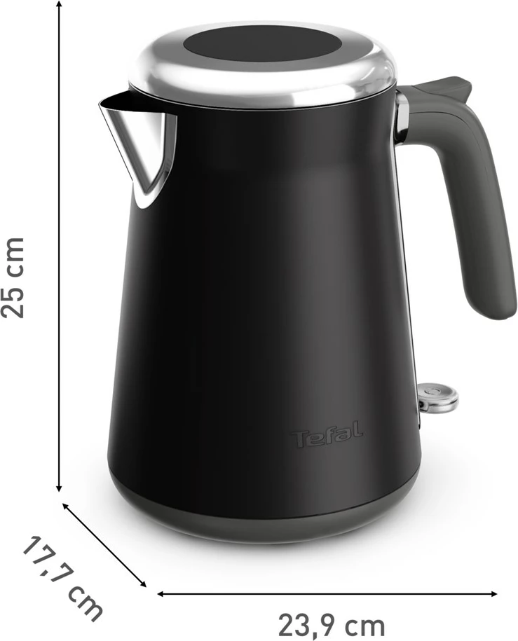 Ibrik elektrik Tefal KI6668E0, 1.7 L, 2400 W, i zi