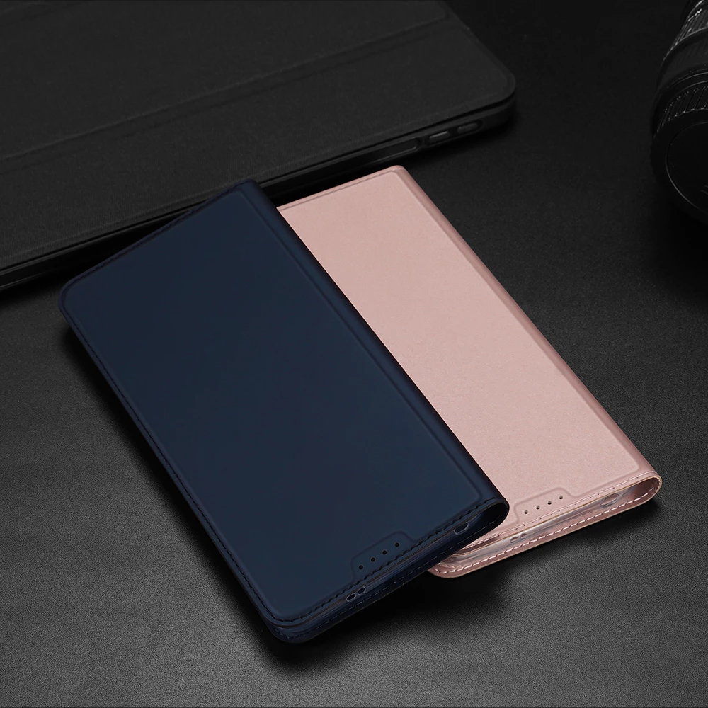 Mbështjellës Dux Ducis Skin Pro për Xiaomi Redmi Note 12 Pro+, me kapak, xhep për kartelë, funksion stand, kaltër