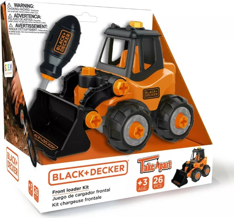 Lodër ngarkues-shkarkues Black+Decker TT002M-BD 3+ (26 pjesë, me kaçavidë)