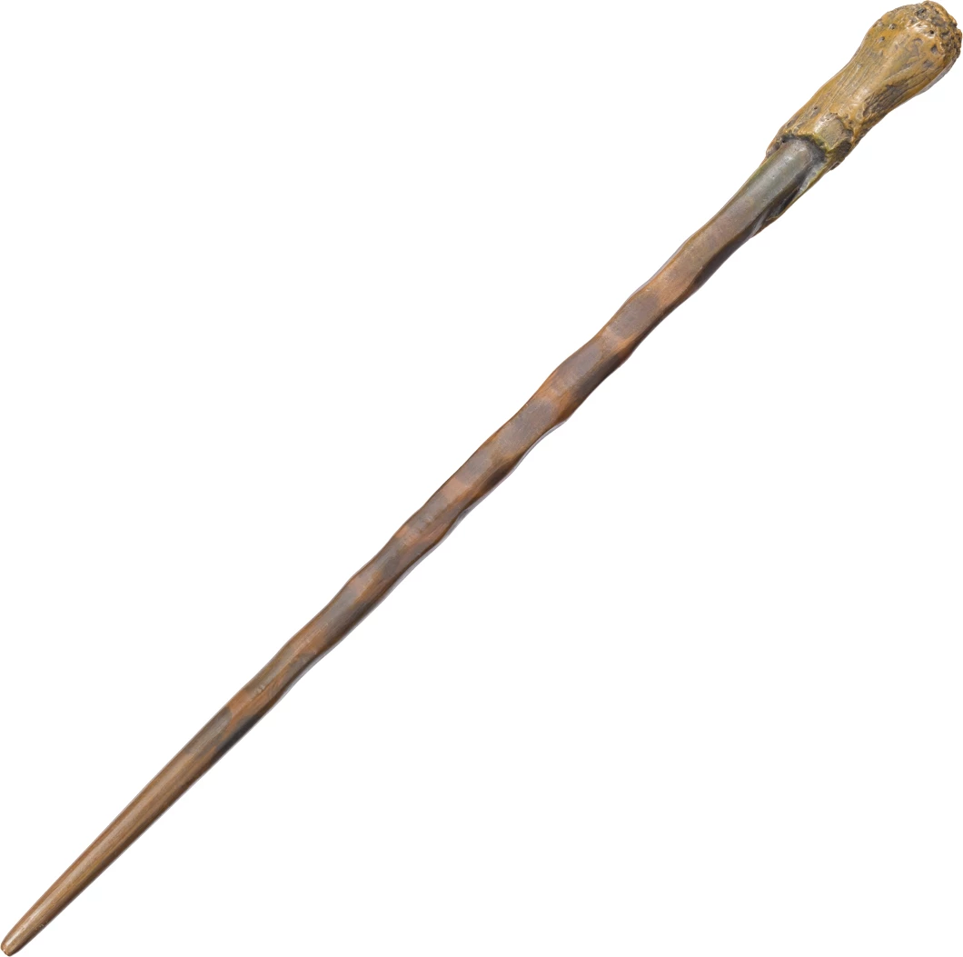 Shkop magjik NOBLE COLLECTION Harry Potter Ron Weasley, 36 cm, replikë e pikturuar me dorë, me kuti Ollivanders, kafe