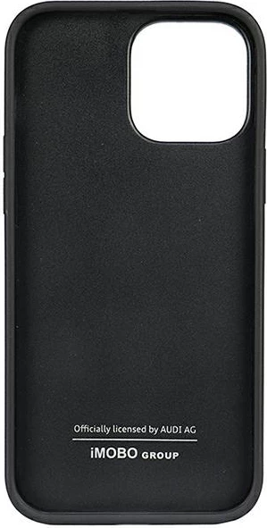 Mbështjellës Audi për iPhone 13 Pro Max 6.7", lëkurë sintetike, zi