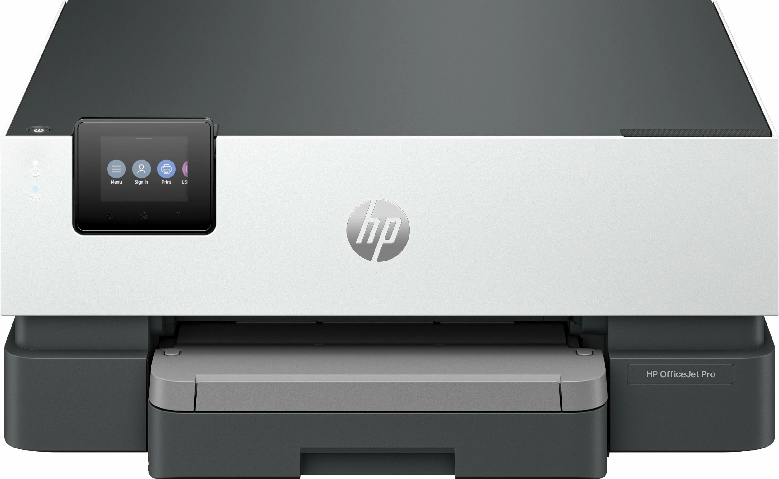 Printer inkjet HP OfficeJet Pro 9110b (5A0S3B) A4, Wi‑Fi, Duplex, 250 fletë, 4 kartrixhe, Ethernet/USB, ekran me prekje, Bardhë/Gri