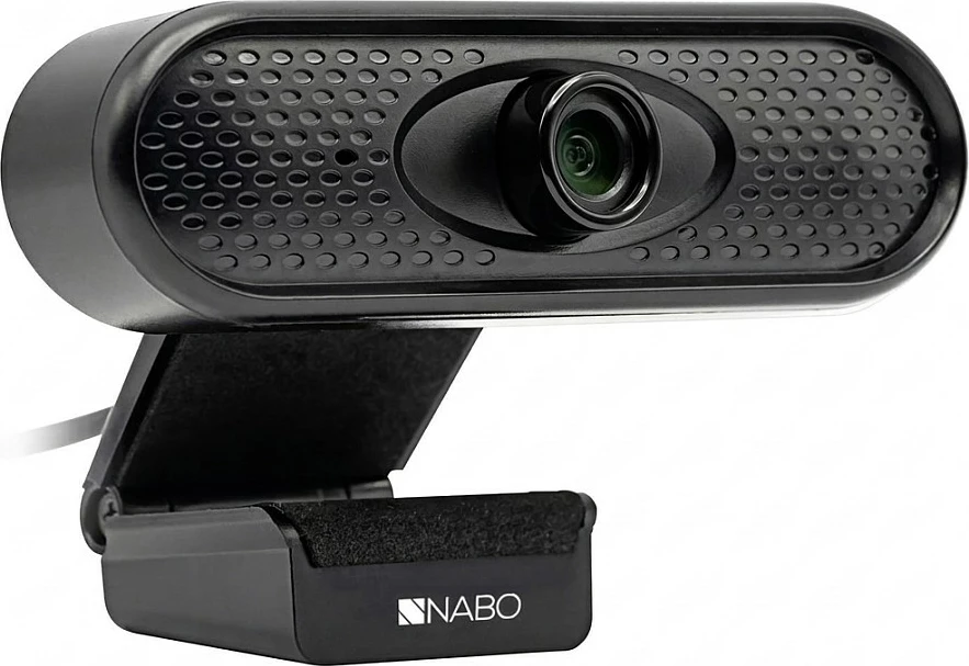 Webcam USB NABO WCF 2000, klips për monitor, e zezë
