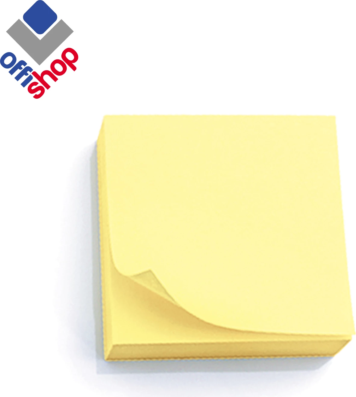 OSH POSTIT 75X75 100F VERDHË QELËT 1/12 OF012