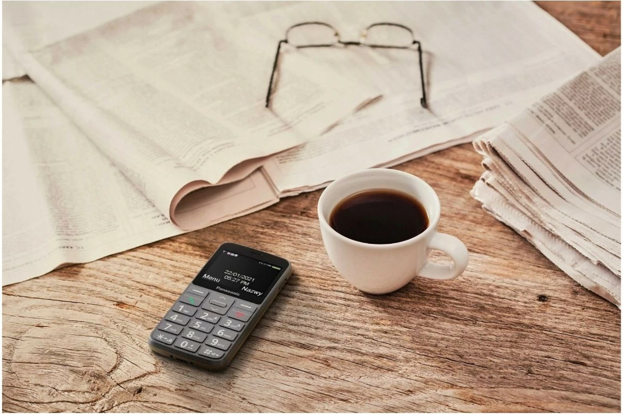 Celular Panasonic KX-TU160, 2.4", Bluetooth, Gri