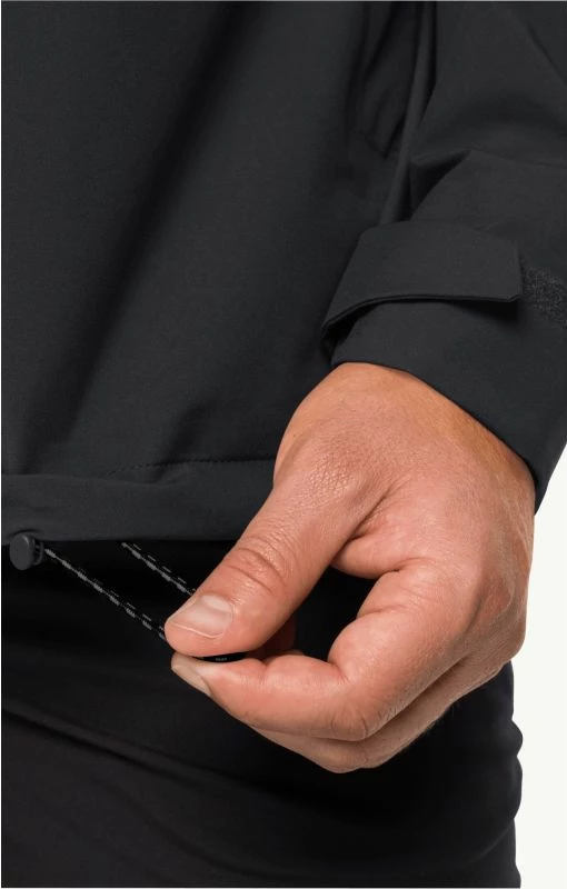 Jakne Jack Wolfskin për meshkuj, e zezë