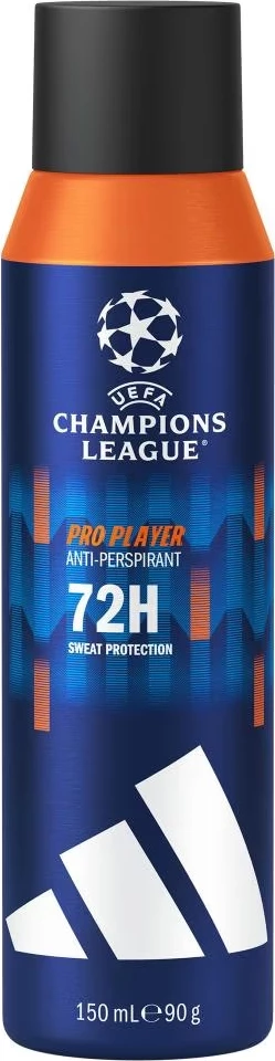 Sprej antiperspirant Adidas UEFA Champions League Pro Player për meshkuj 150ml