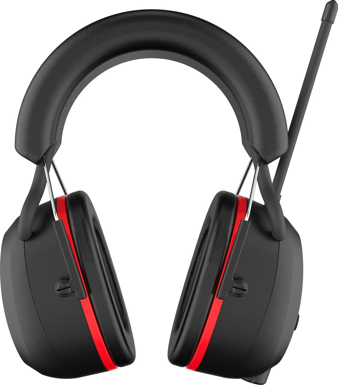 Kufje mbrojtëse PerfectPro H-40, Bluetooth, FM Radio, 40 orë bateri, IPX4, zi/kuqe
