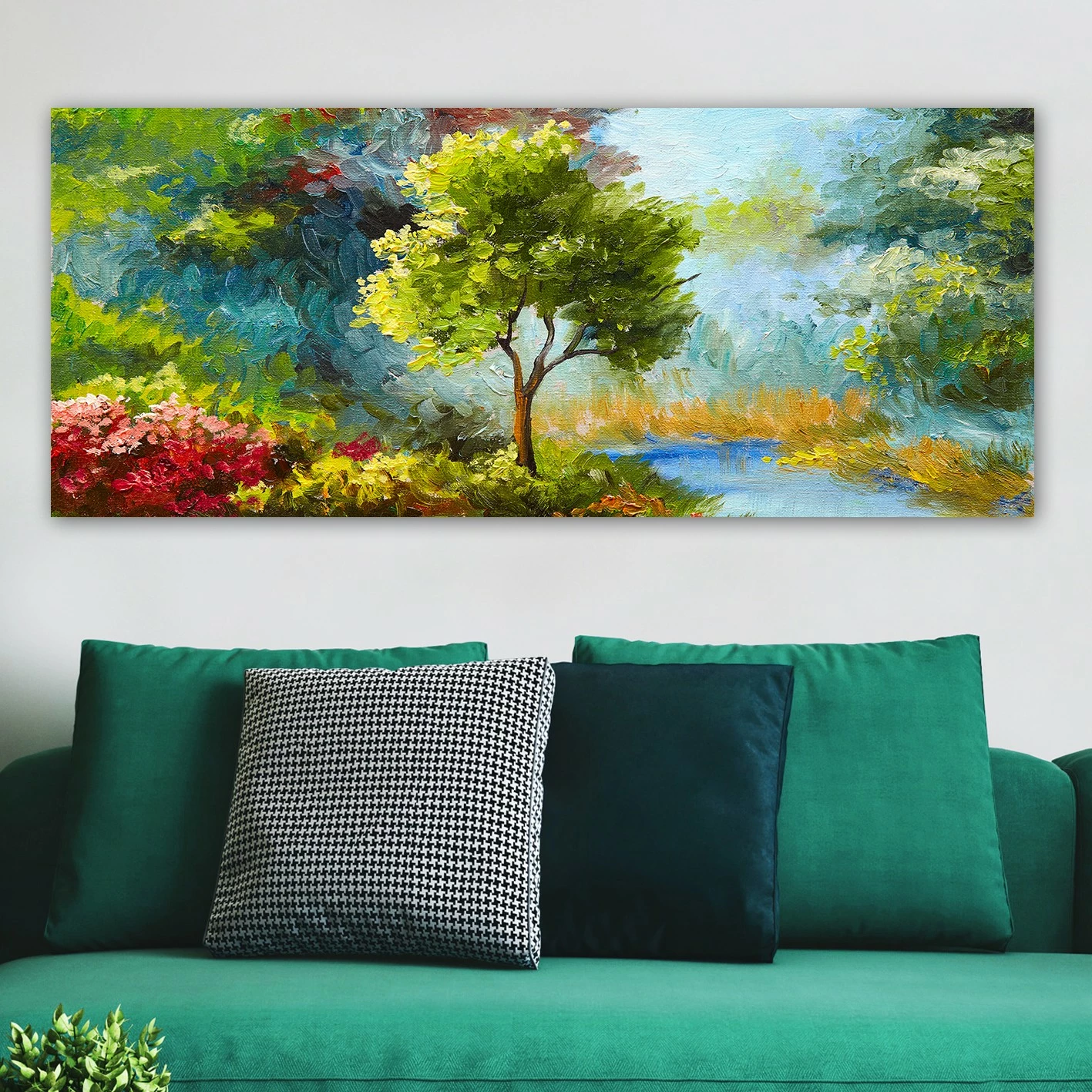 Pikturë dekorative në kanavacë, shumëngjyrëshe, YTY539260618_50120, 50x120cm