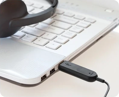 Logitech H340 USB Computer Headset Wired Head-band Office/Call center USB Type-A Black