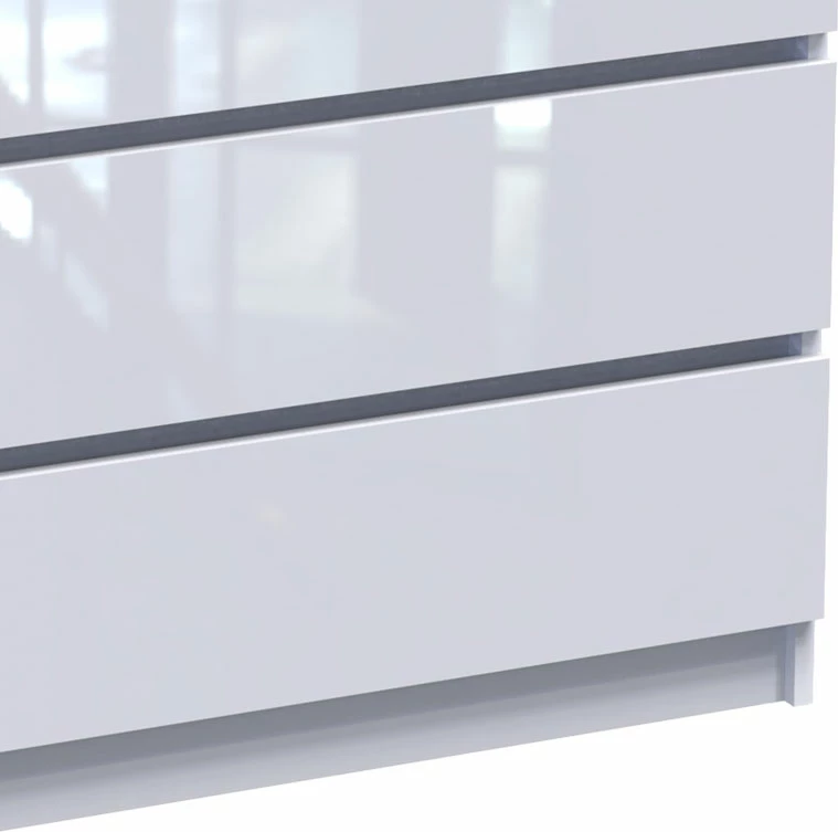 Komodë Dicama mdf ngjyrë e bardhë 85.5x47x98cm