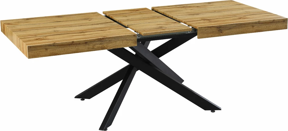 Tavolinë zgjatëse Kimono, ngjyrë natyrale, 160x90x75