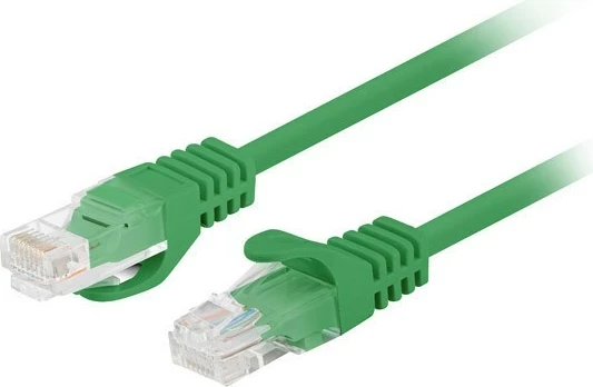 Patchcord LANBERG RJ-45 kat.6 0.25m jeshil 10-pack
