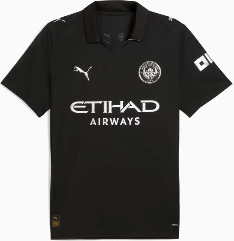 Fanellë futbolli Puma Manchester City për meshkuj, e zezë