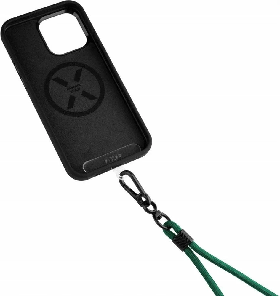 Litar universal për celular Fixed FIXNU-V-GRE, 40-76 cm, najlon, gjelbër