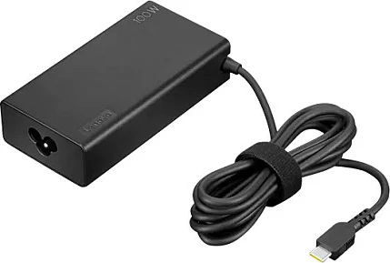 Adapter rryme për laptop Lenovo USB-C 100W, i zi
