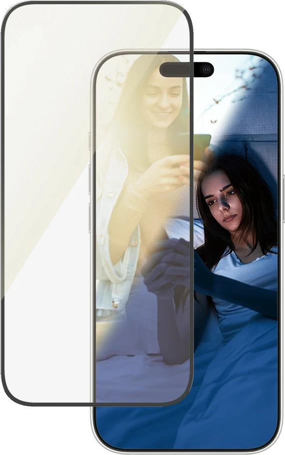 Mbrojtës ekrani PanzerGlass EyeCare për iPhone 16 Pro, transparent