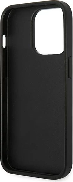 Mbështjellës Karl Lagerfeld KLHCP14XSAPCHK për iPhone 14 Pro Max 6.7", Saffiano Choupette Head Patch, i zi