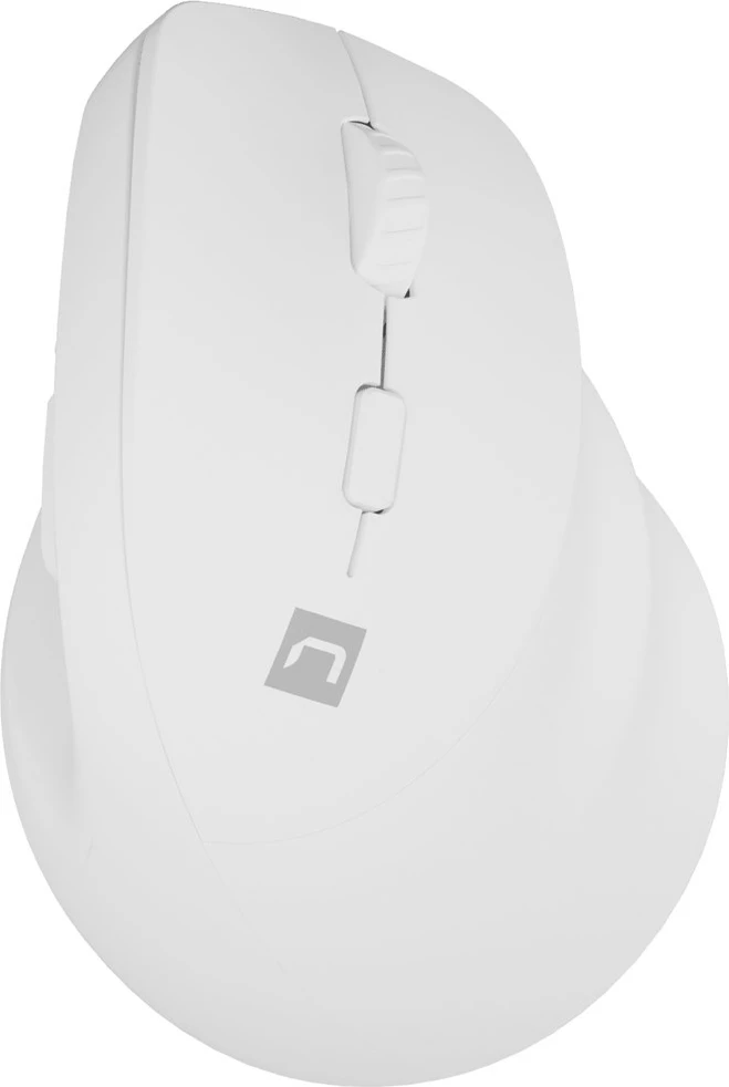 Maus NATEC Crake 2, wireless, Bluetooth + RF, 2400 DPI, i bardhë