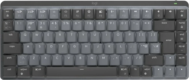 Tastierë mekanike wireless Logitech MX Mechanical Mini 920-010782, low-profile, US INTL, me ndriçim, Graphite 7