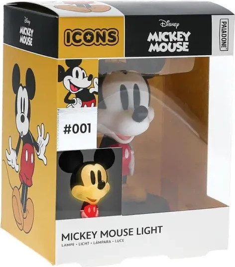 Llambë tavoline Paladone Disney Mickey Icons, me bateri 2x AAA, dritë e kuqe