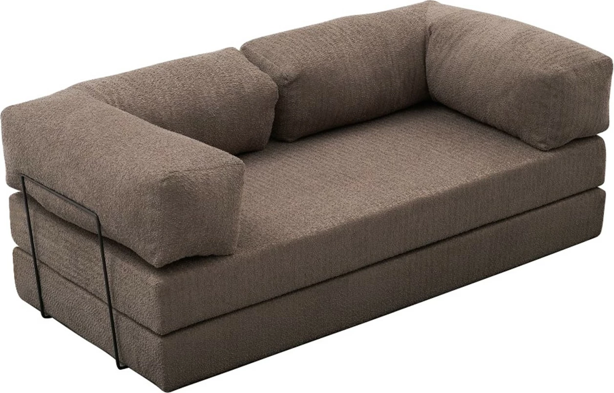 Divan treshe Atelier del Sofa, Comfort, ngjyrë gri