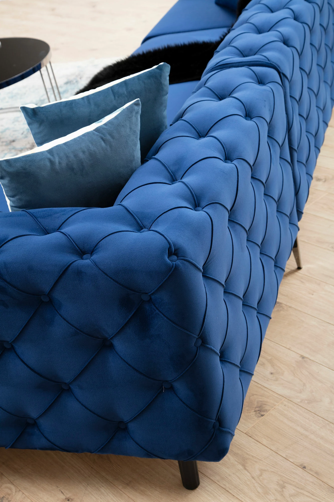 Këndore Atelier del Sofa, Como Left, ngjyrë blu e errët