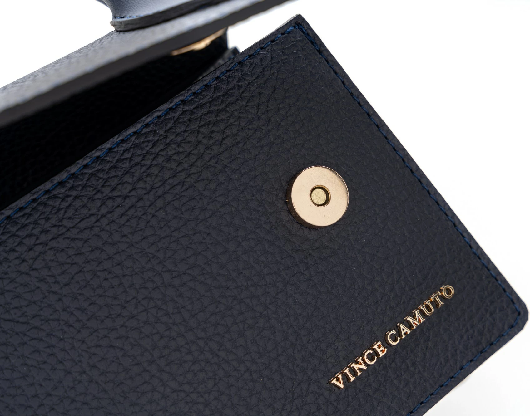 Çantë dore Vince Camuto, ngjyrë kaltër e errët, Parma