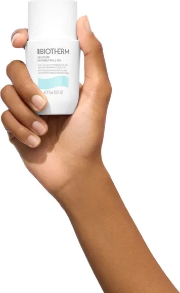 Deodorant Antiperspirant Roll-On Biotherm Deo Pure Invisible 48H, 75 ml