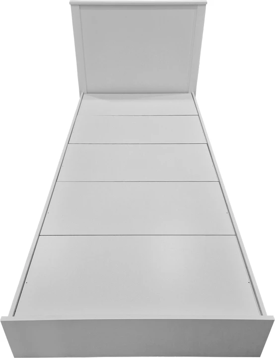 Krevat Athos, ngjyrë e bardhë, 90x190cm