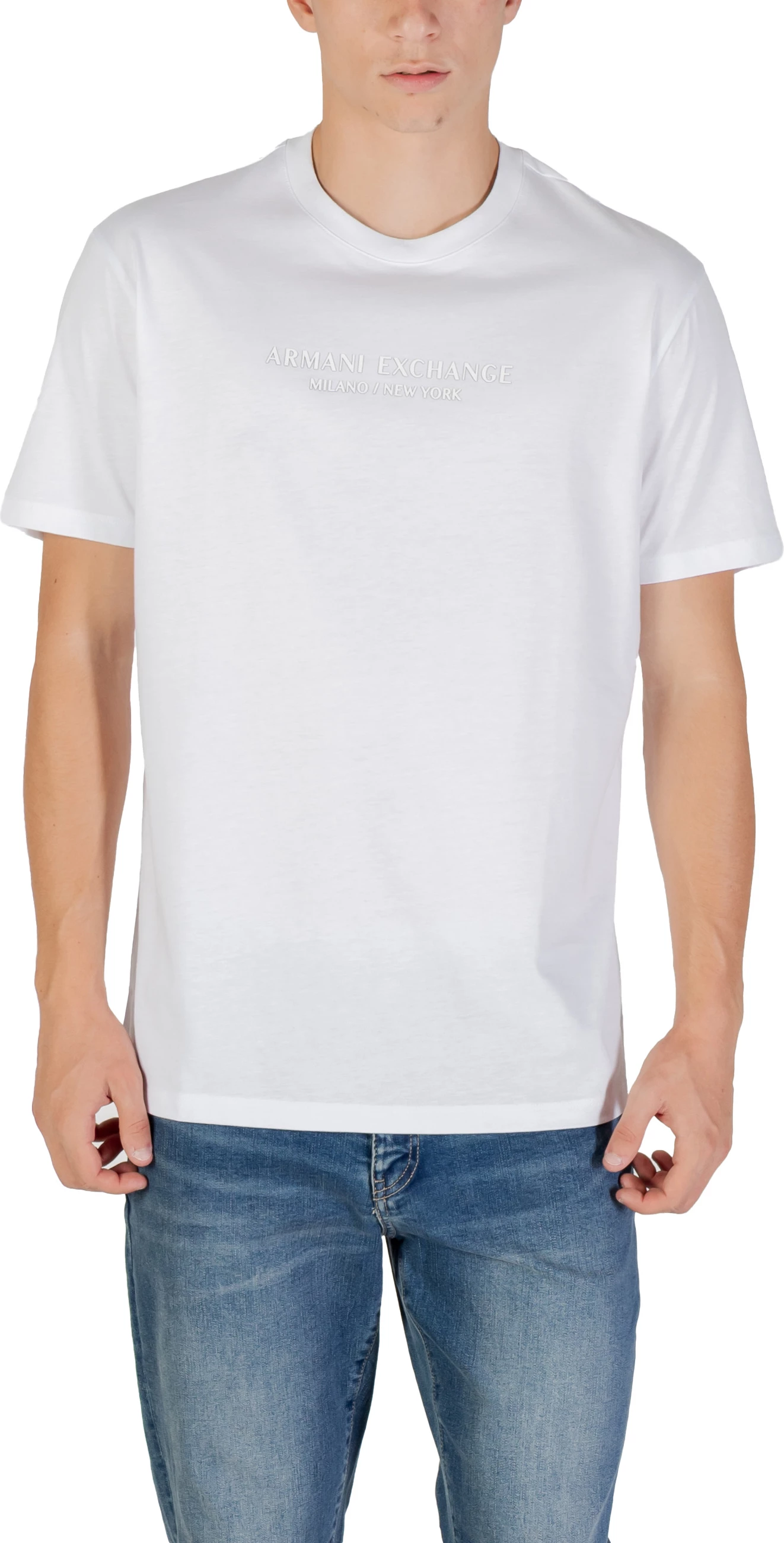 Maicë për meshkuj Armani Exchange XM001280 AF10361, e bardhë