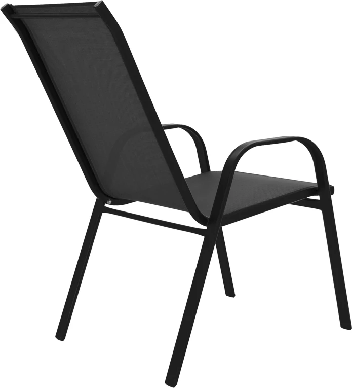 Karrige për kopsht Calan, 55x75x90cm, metal/e zezë