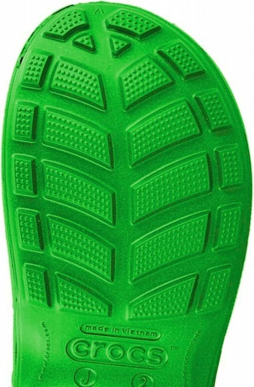 Çizme Wellington Crocs Handle It për Fëmijë 12803 ngjyrë jeshile e errët