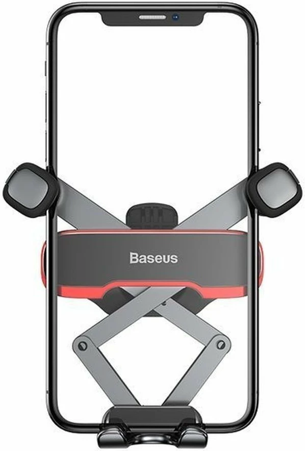 Mbajtës telefoni për veturë Baseus Mr Hui universal 4–7\" për grilë ventilimi, i zi