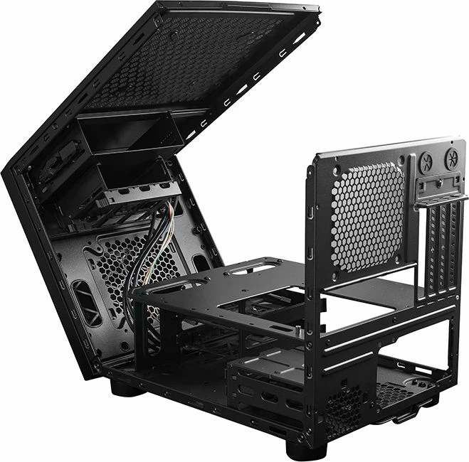 Kasë Chieftec Mesh ProCube CI-02B-OP mATX Cube Tower, e zezë