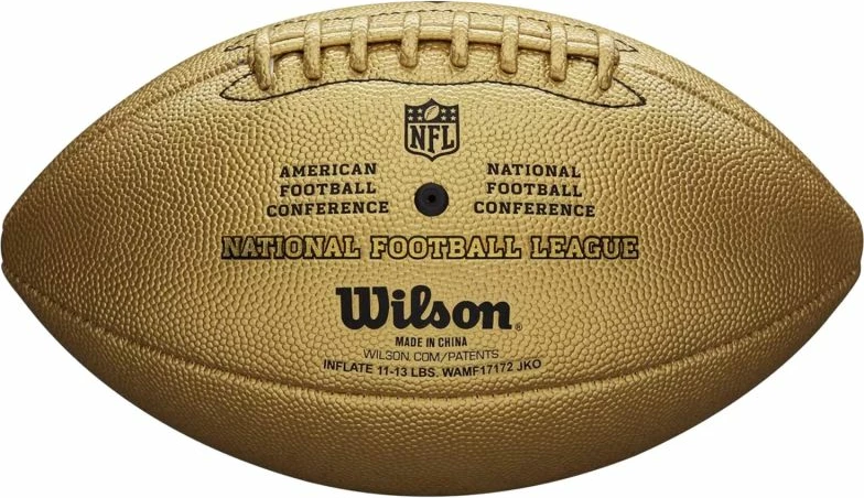 Top për futboll amerikan Wilson, metalik [Madhësia: 9]
