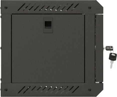 Kasë RACK LANBERG 10" 4U, e zezë, dyer xhami