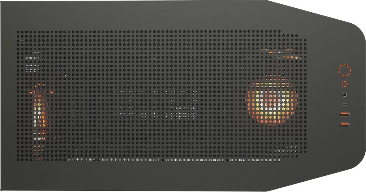 Kasë Cougar FV270 ARGB midi, e zezë