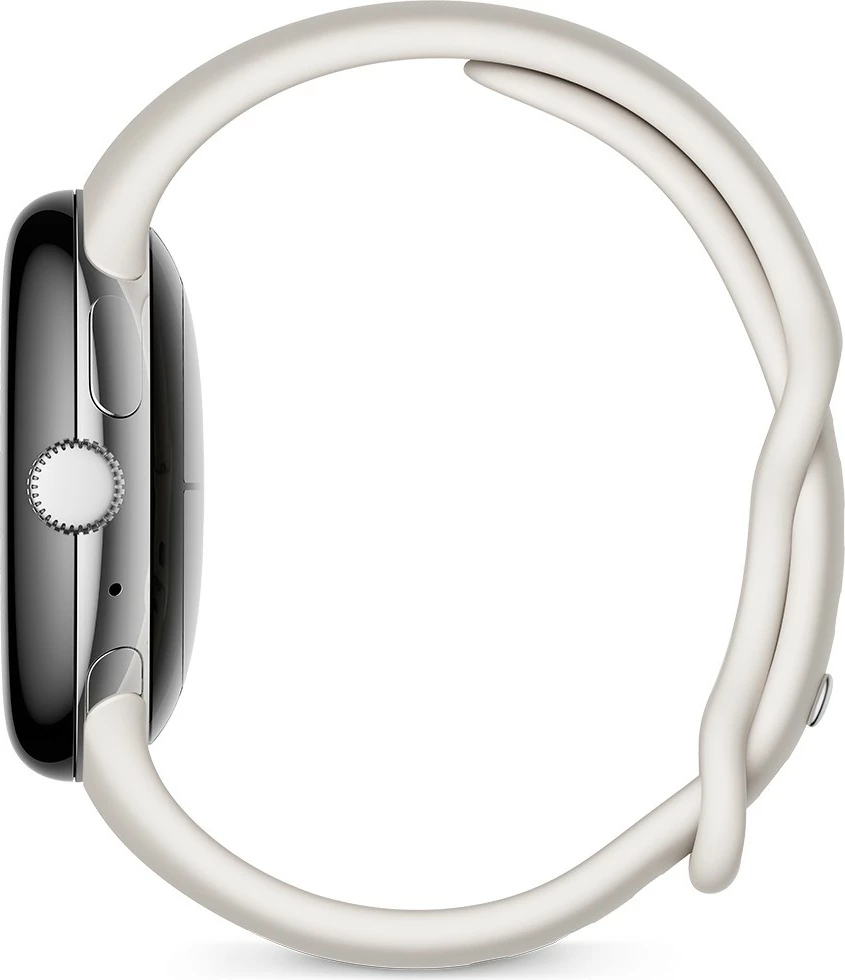 Rrip për smartwatch Google Pixel Watch, çelik i bardhë, S/L