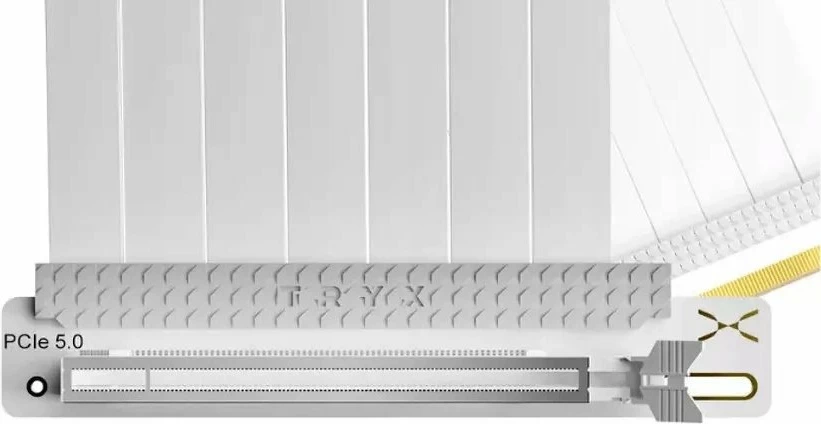 Kabllo riser TRYX STRING PCIe 5.0 x16 200mm e bardhë